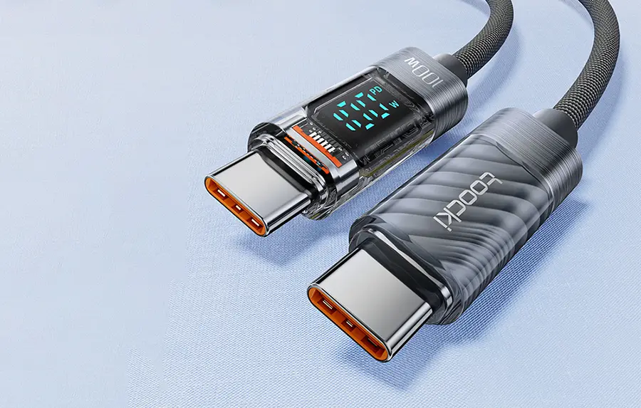 Kabel USB-C PD 100 W 1 m Toocki TXCTT1-XY01 szary